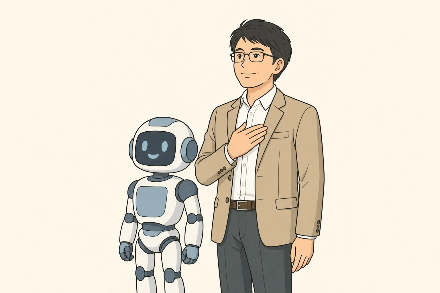 島田光章とAIロボット相棒